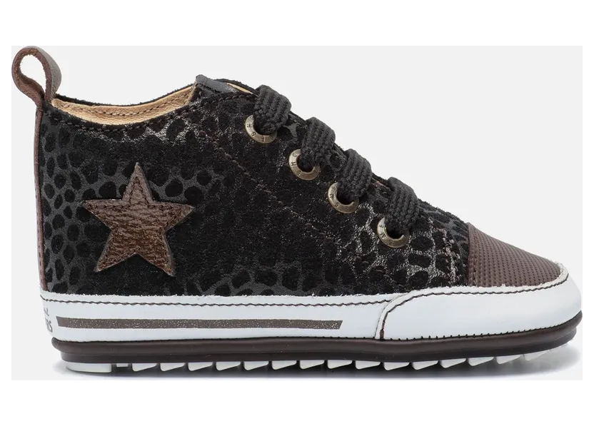 shoesme sneaker Brown Black Dots (BP22W028)