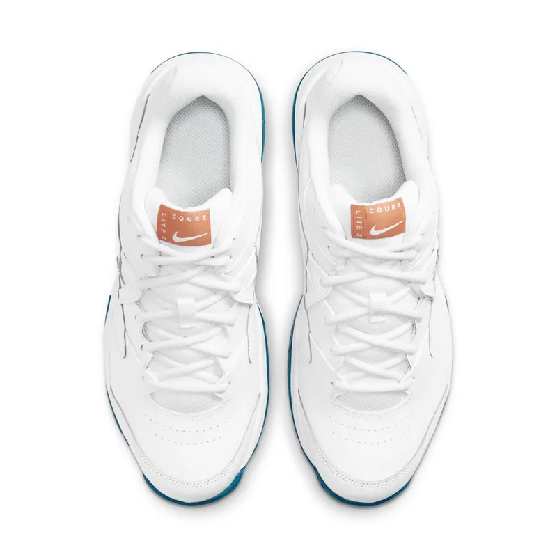 Nike Court Lite 2 White Green Abyss (AR8836-105)