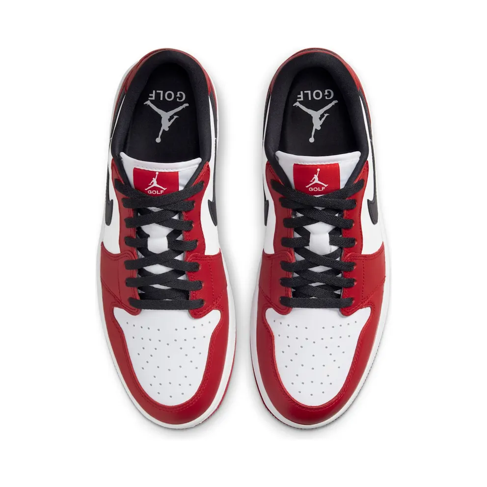 Air Jordan 1 Retro Low Golf Chicago – “Varsity Red / Black-white” (DD9315-600)