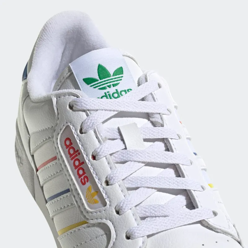 Adidas Continental 80 Stripes Cloud White / Yellow / Blue (GX9739)