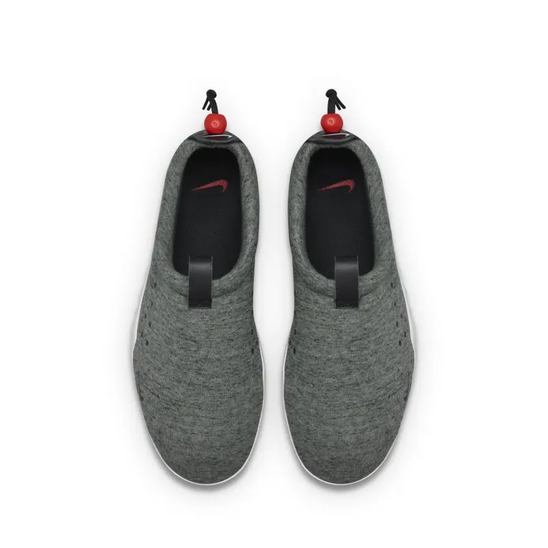 Nike Air Moc Tech Fleece Grey Grey Heather/Black-White-University (834591-001)