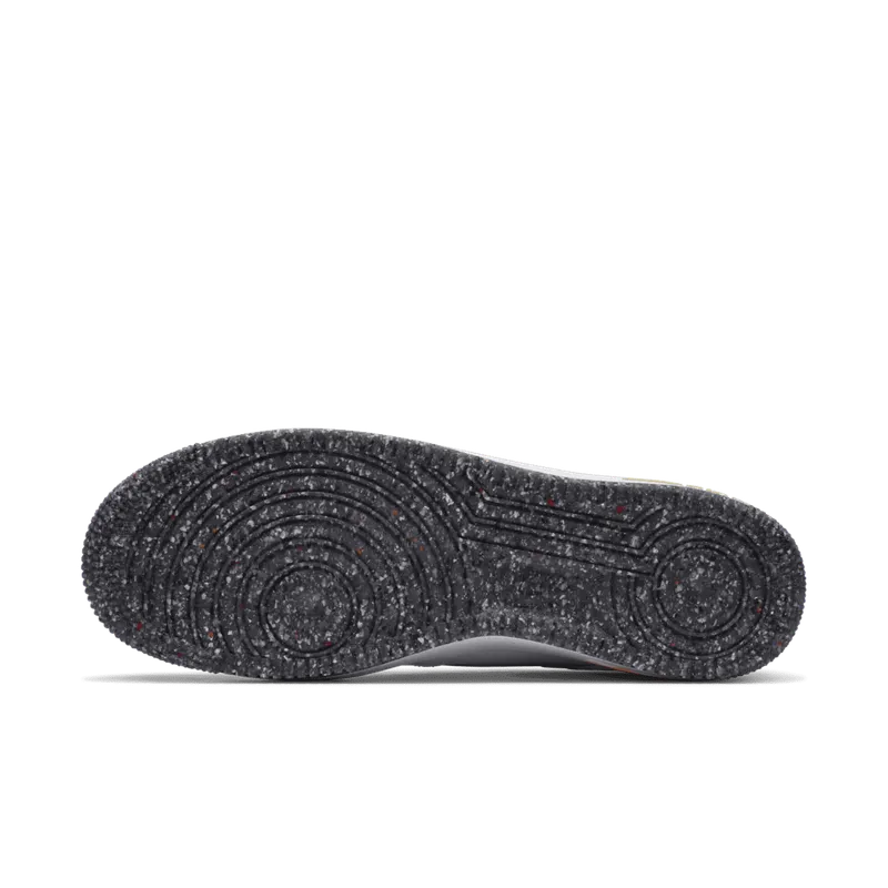 Nike Air Force 1 Crater Grind White White/Metallic Silver-Light Smoke Grey-Laser Orange (DA4676-100)