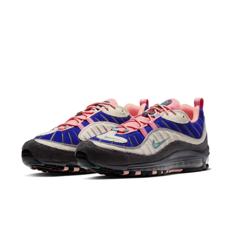 Nike Air Max 98 Corduroy Desert Sand Sand/Royal-Pink-Brown (CQ7513-044)