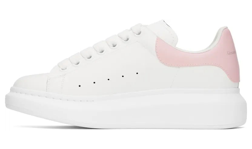 Alexander McQueen White & Pink Oversized Sneakers (553680WHGP59657) (3)