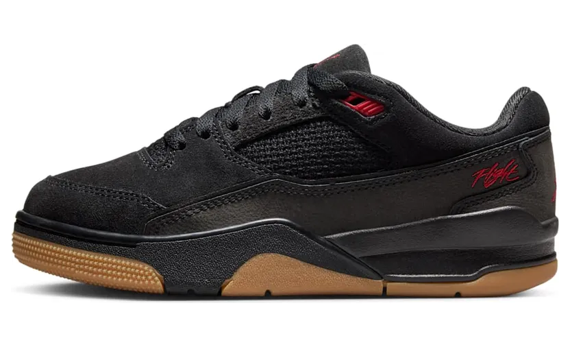 Air Jordan Flight Court GS “Black Gum Medium Brown” (HF3333-001)
