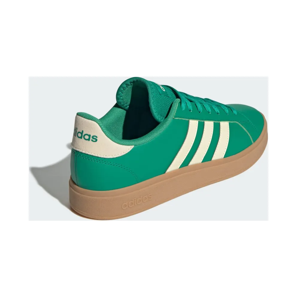 adidas Grand Court Td Lifestyle Court Casual “Court Green / Warm Vanilla / Gum” (JQ0528)