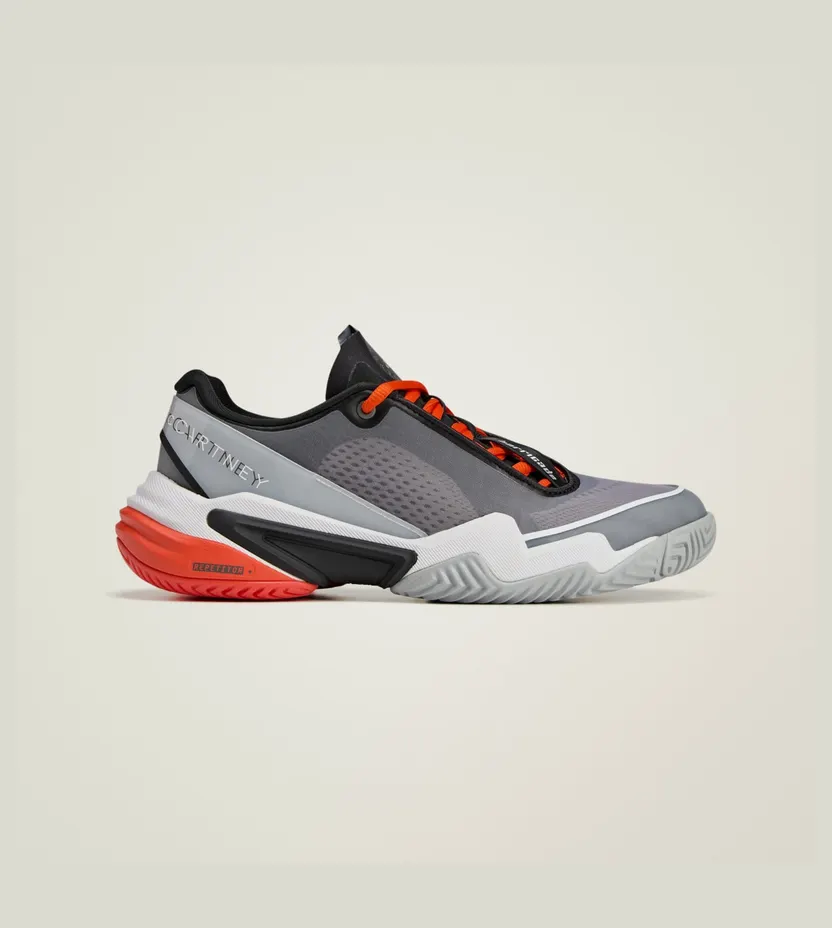 adidas Barricade by Stella McCartney White Charcoal Collegiate Orange (JR3285)
