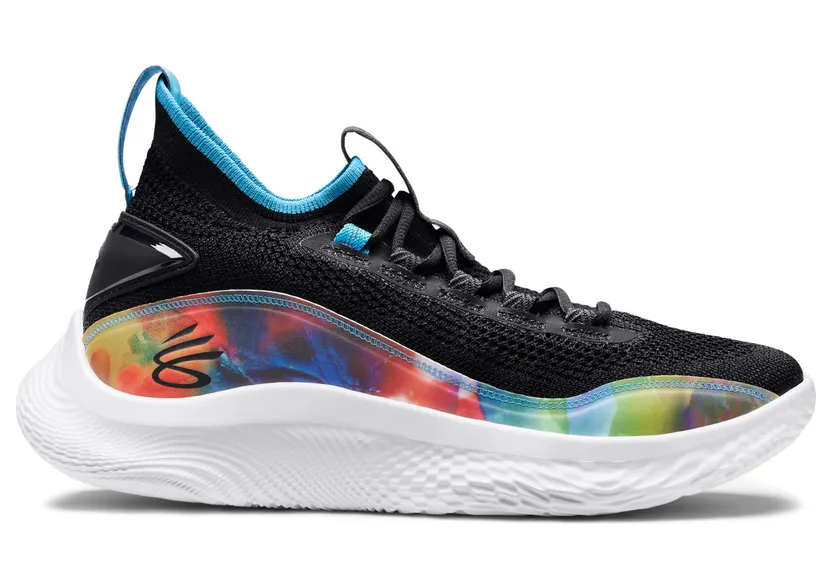 Under Armour Curry 8 Tie Dye Black