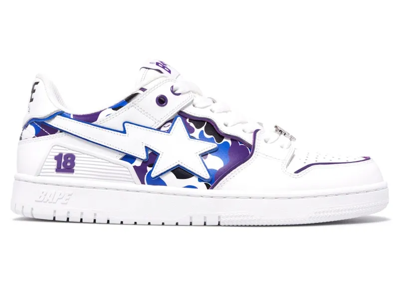 A Bathing Ape Sk8 Sta Hong Kong 18th Anniversary (1K22191302-WHT)