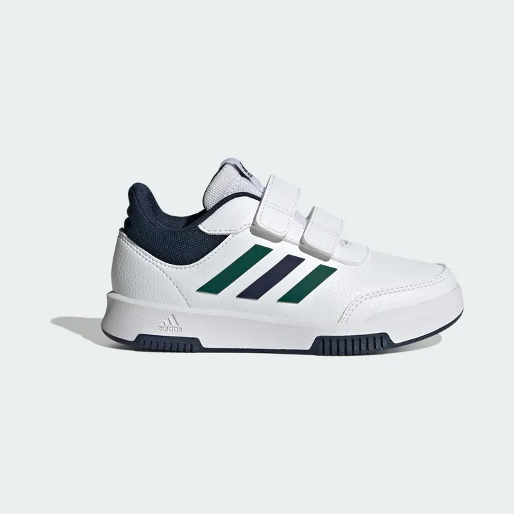 adidas Tensaur Hook And Loop “Cloud White / Collegiate Green / Collegiate Navy” (IF1729)
