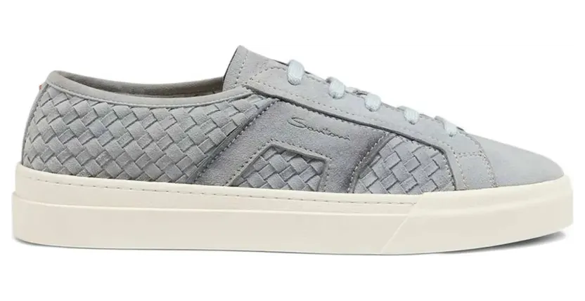 Santoni Double Buckle Sneakers – Blau (MBGT22046PNNTCKH)