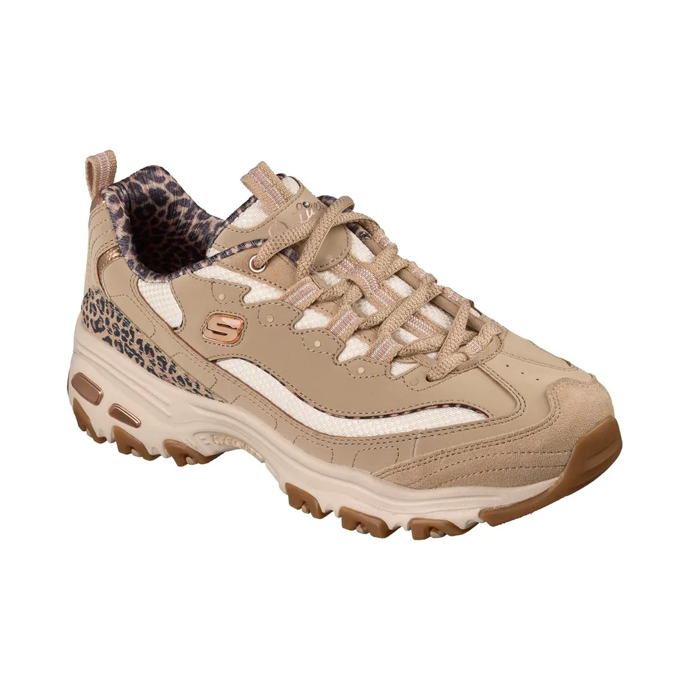 Skechers D’Lites – Wild Charm Sneaker Taupe