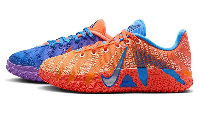 Nike Ja 3 – “Blue Crystal / Turf Orange / Midnight Navy / Metallic Silver” (IO9418-400)