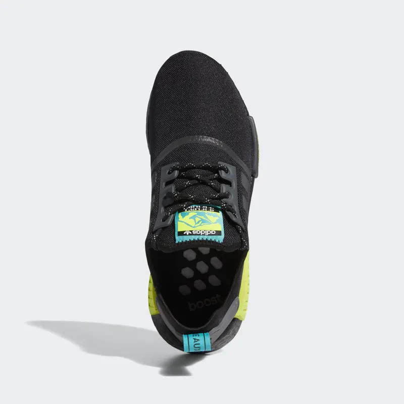 adidas NMD R1 Core Black Semi Solar Yellow (FV2466)