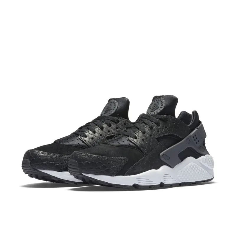 Nike Air Huarache Run Snake Black Dark Grey Black/Dark Grey-White (704830-001)