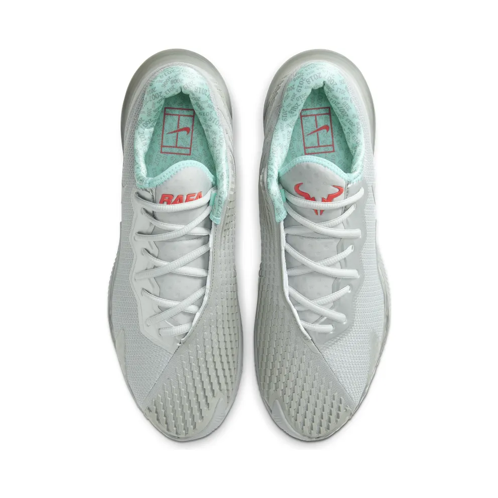 NikeCourt Air Zoom Vapor Cage 4 (gravel) “Metallic Silver / Light Aqua / Laser Crimson” (CD0425-004)