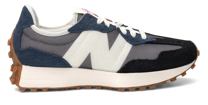 New Balance 327 Grey Navy Black Grey/Navy-Black (MS327SFB)