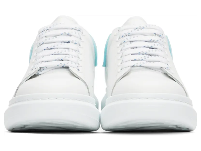 Alexander McQueen White & Blue Oversized Sneakers (625156WHXMT9729) (2)