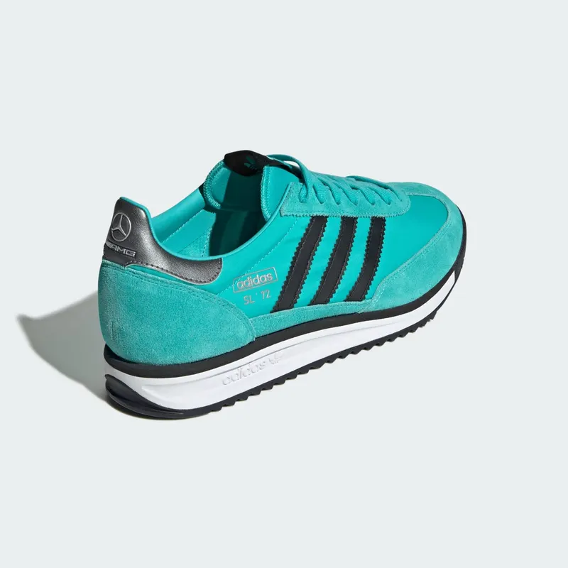 Adidas SL 72 RS MERCEDES Shoes Core White / Core Black / Silver Metallic (JQ1783)