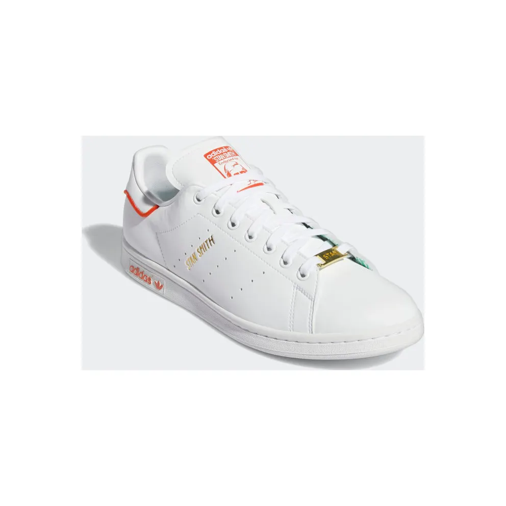 Adidas Stan Smith Cloud White / Cloud White / Orange (GW0488)