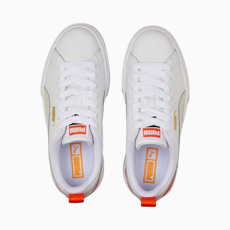 PUMA Mayze Leather Youth White/Vaporous Gray (384527-06)