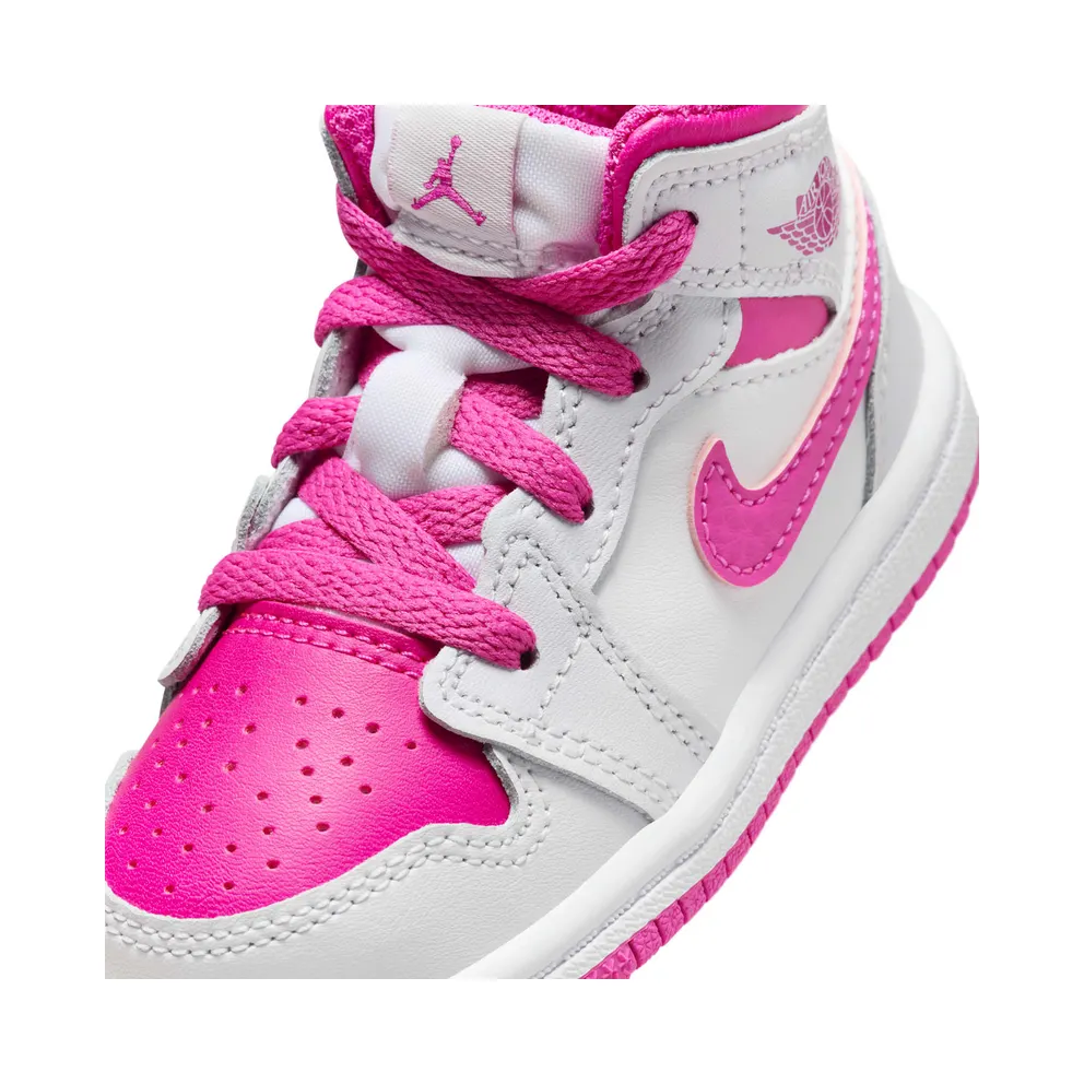 Jordan 1 Mid Iris Whisper White Fire Pink (FD8782-500)