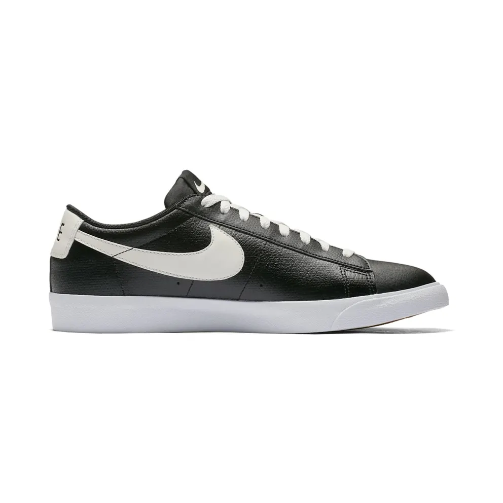 Nike Blazer Low Leather Black Sail Black/Sail-Gum Medium Brown (AJ9515-001)