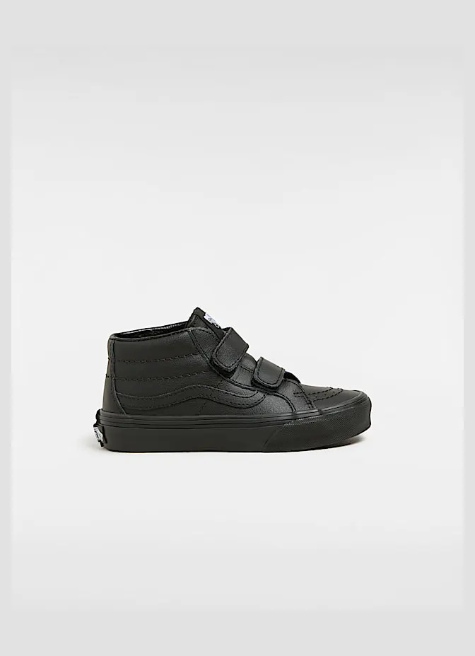 Vans Sk8-mid Reissue Kinderschoenen Met Klittenband Zwart (VN000CYBHF9)