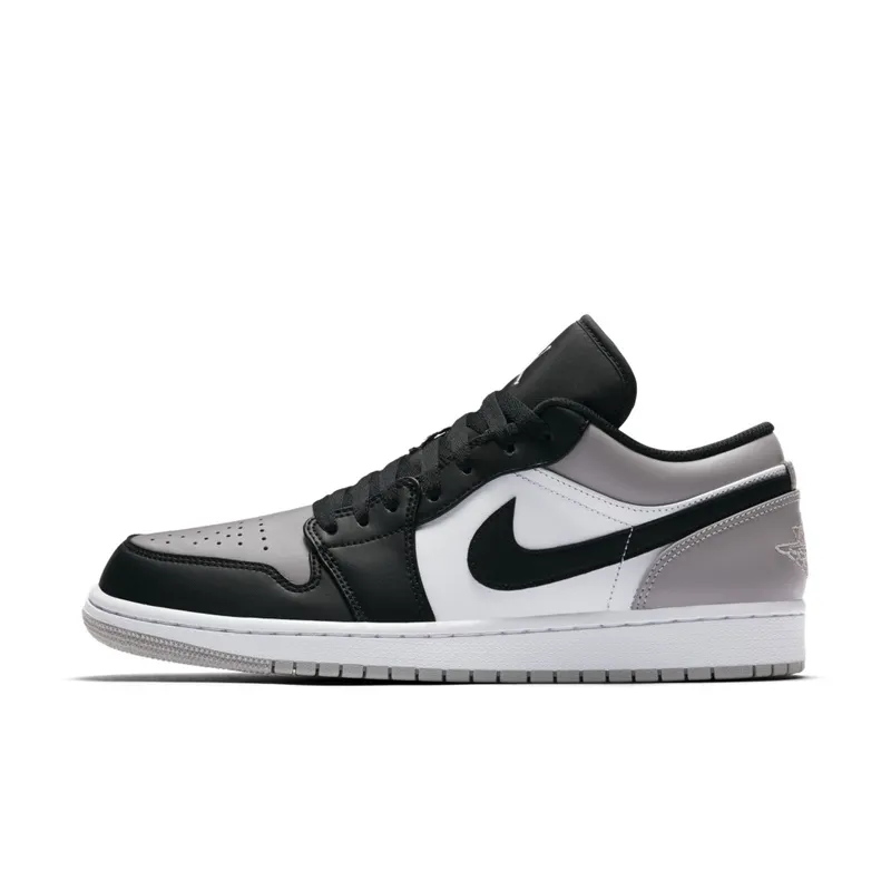 Jordan 1 Low Grey Toe White/Atmosphere-Black (553558-110)