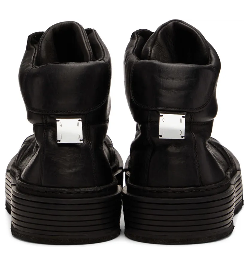 Guidi Black Basket Sneakers (GJ04) (2)