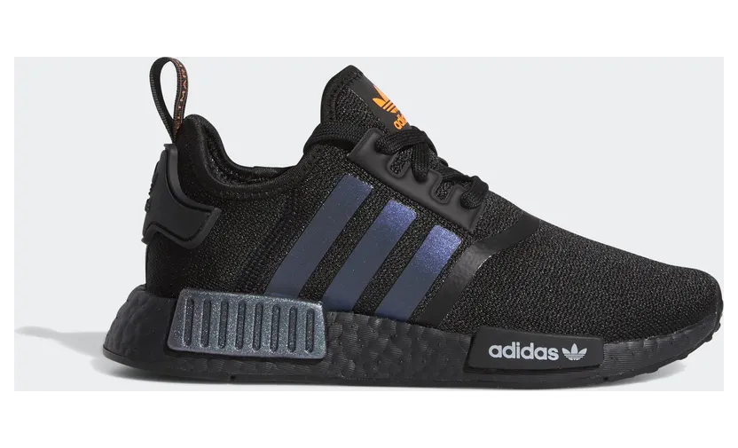 adidas NMD R1 Core Black Solar Orange (GS)