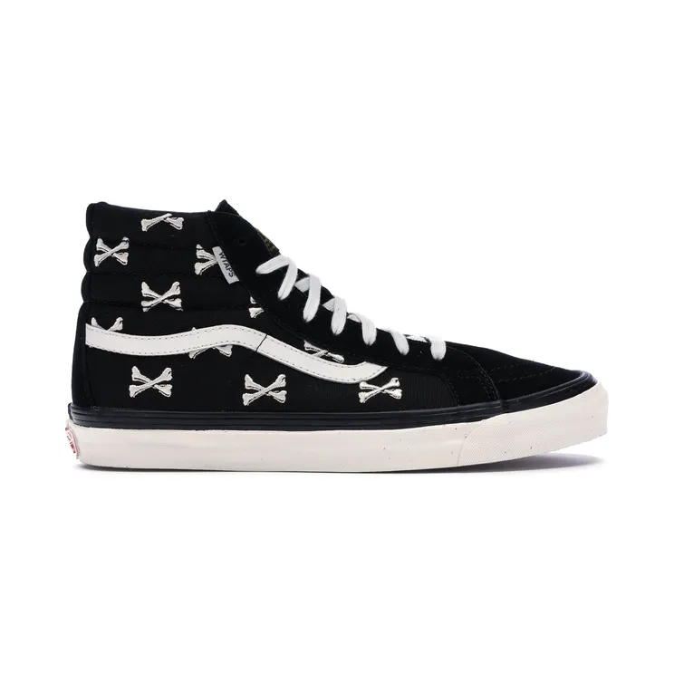 Vans WTAPS x OG Sk8-Hi LX ‘Bones’ Black/White (VN0003T0KBC)
