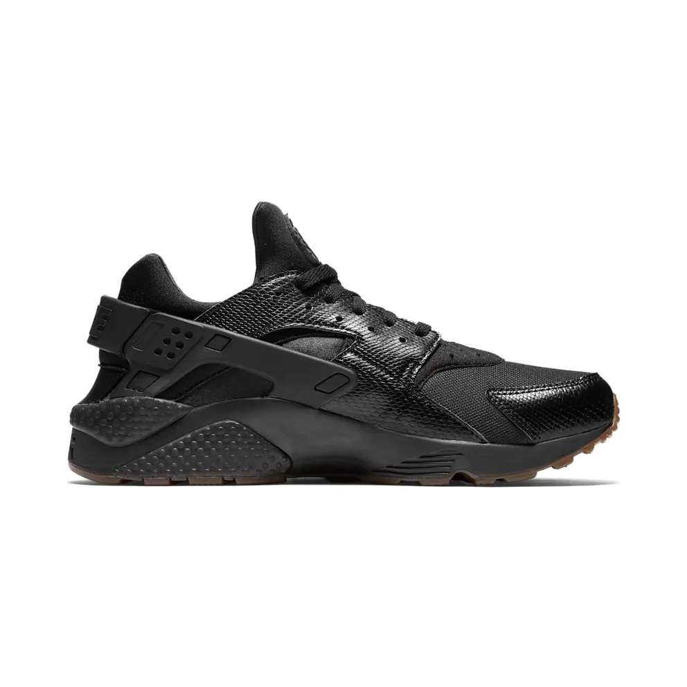 Nike Air Huarache Run Snakeskin Black Gum Black/Elemental Gold-Gum Medium Brown (318429-052)