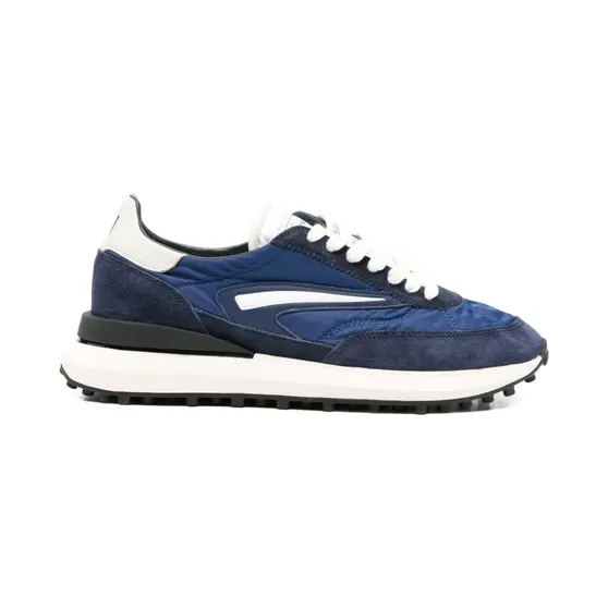 D.A.T.E. Athleta Touch met vlakken “Blue” (M441ATNYBL)