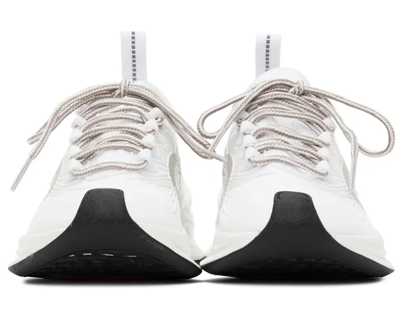 Gucci White Run Low-Top Sneakers (680902 USM10) (2)