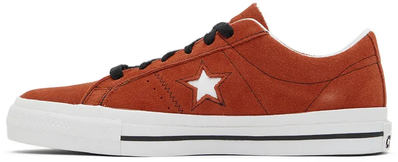 Converse Orange Suede One Star Pro Sneakers (172633C)