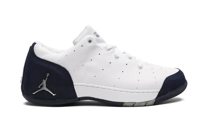 Jordan Carmelo 1.5 Low “White/Metallic Silver-Obsidian” (311042-101)