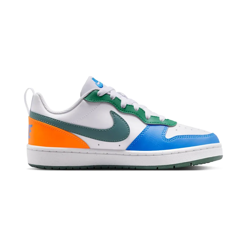 Nike Court Borough Low Recraft White Malachite Blue Crystal Mineral Slate (DV5456-140)