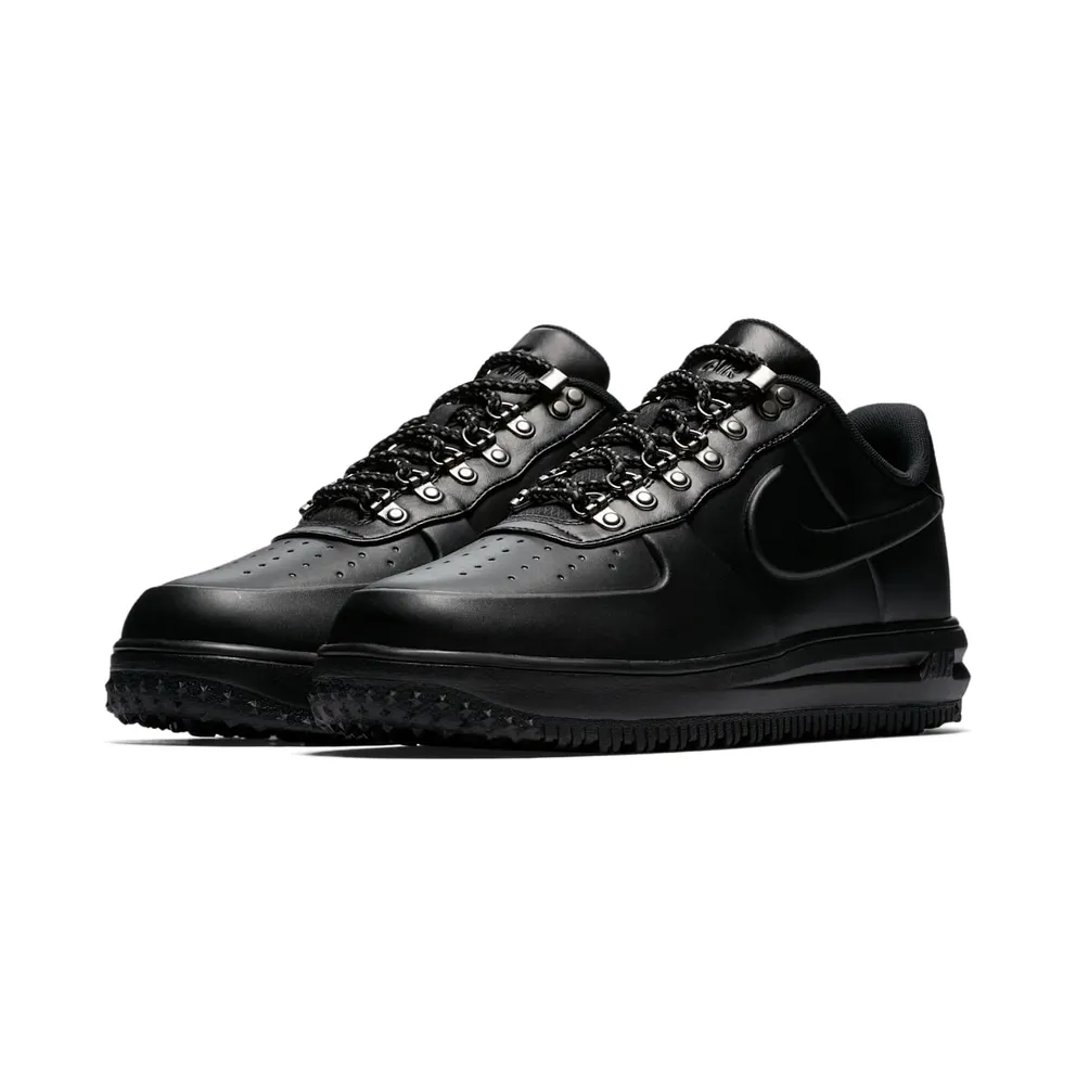 Nike Lunar Force 1 Duckboot Low Black Black/Black-Black (AA1125-001)