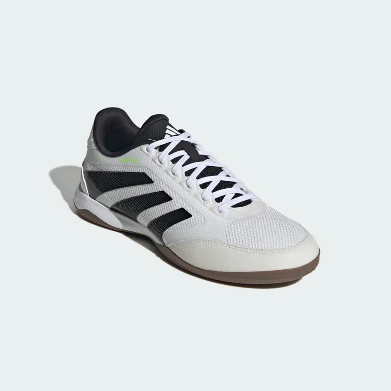 adidas Predator League Indoor Cloud White Core Black Lucid Lemon (JR7023)