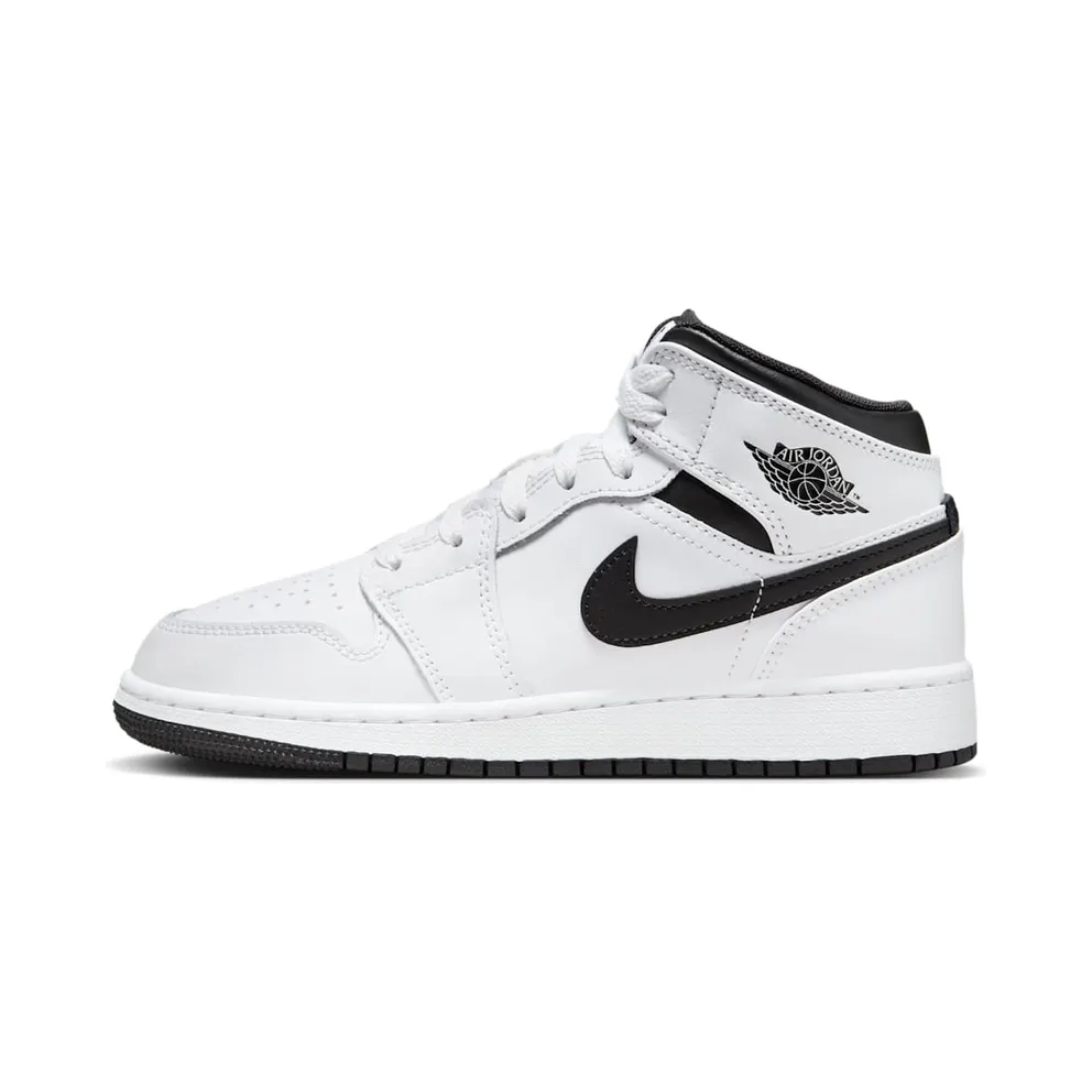Air Jordan 1 Mid GS “White/Black” (DQ8423-132)
