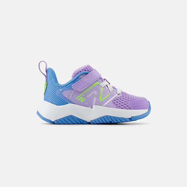 New Balance Rave Run v2 Bungee Lace Lilac Glo Sky Blue Pixel Green (ITRAVHG2)