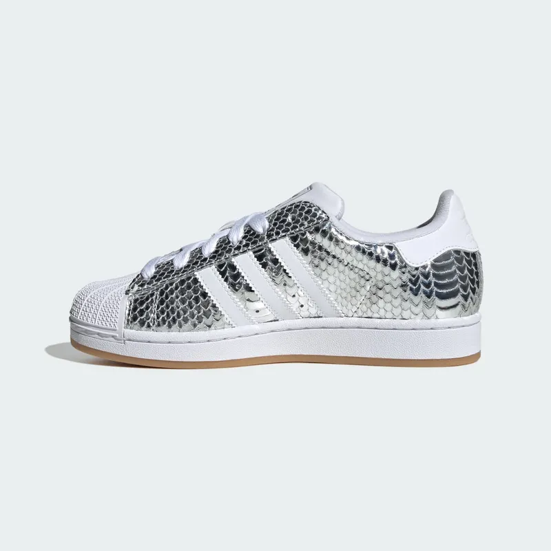 Adidas SUPERSTAR II Shoes Silver Metallic / Cloud White / Grey Two (KH9020)