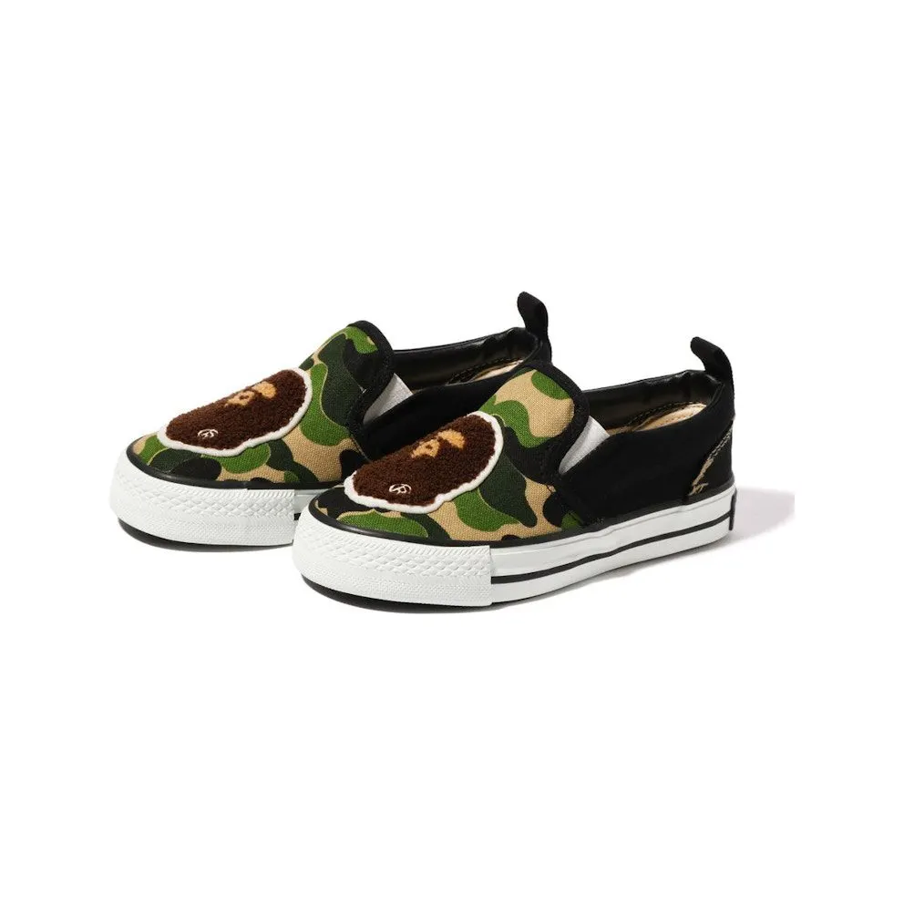A Bathing Ape Head Slip On Green ABC Camo (1I30-391-001 GRN)