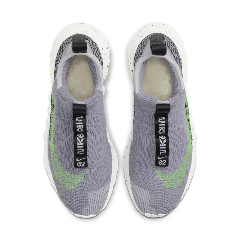 Nike Space Hippie 02 Grey Volt Wolf Grey/Black-Volt-Dark Smoke Grey (CQ3988-002)