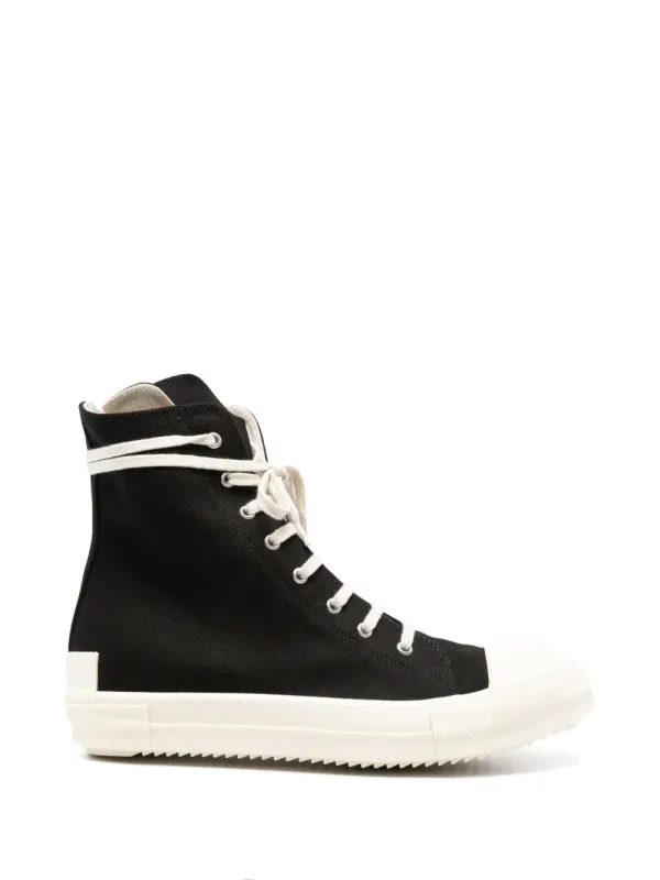 Rick Owens DRKSHDW Sneaks High-Top-Sneakers – Black (DU02F6800DOEH1)