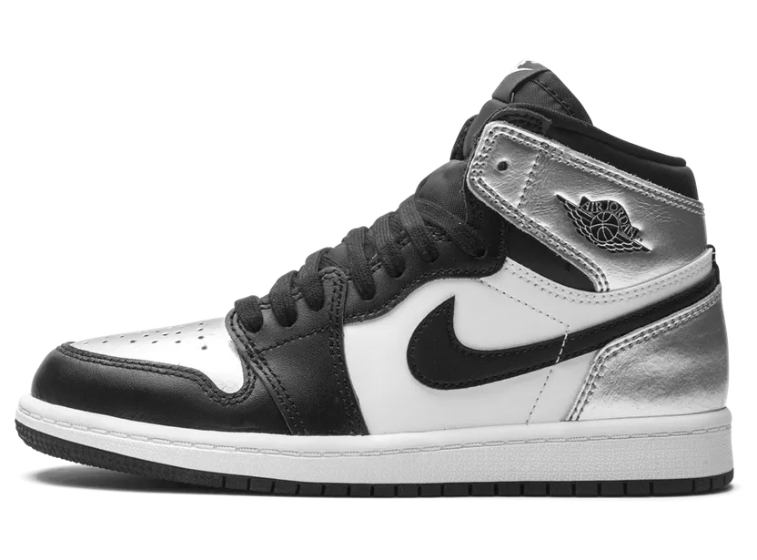Air Jordan 1 Retro High Silver Toe (PS) (2021) – “Black / Metallic Silver White Black” (CU0449-001)