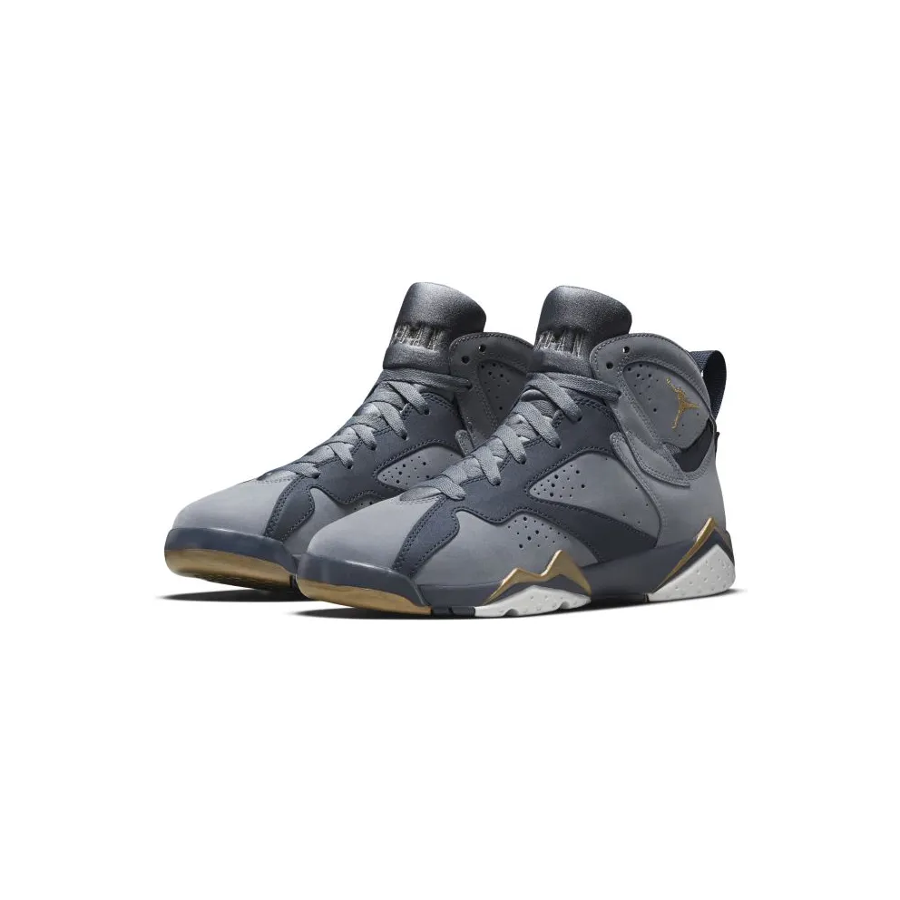 Jordan 7 Retro Maya Moore Blue Dusk (GS) Blue Dusk/Metallic Golden Tan-Obsidian-White (442960-407)