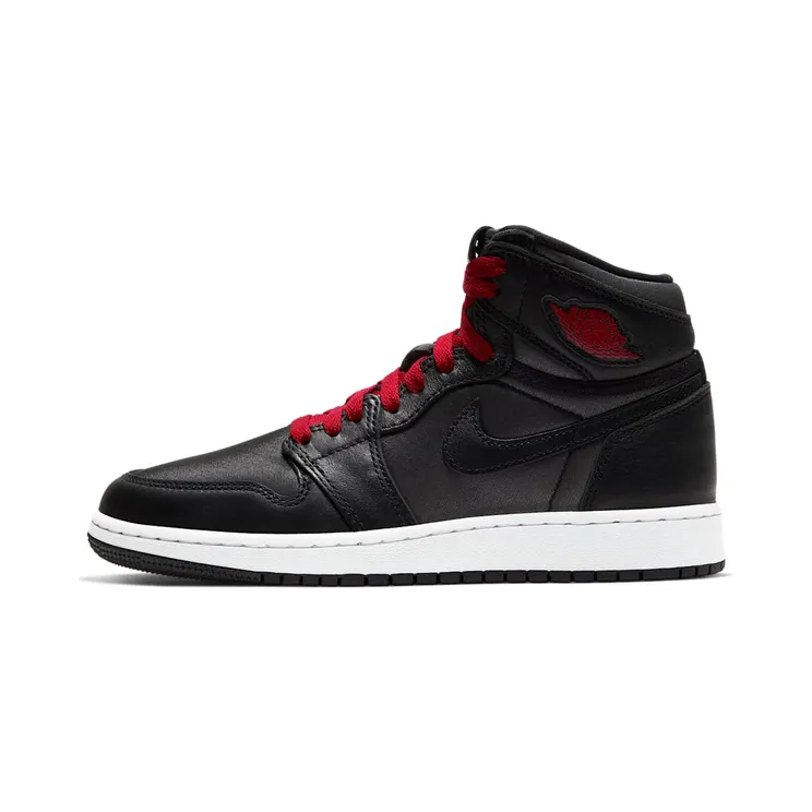 Air Jordan 1 Retro High OG GS Satin – “Black / White / Gym Red” (575441-060)