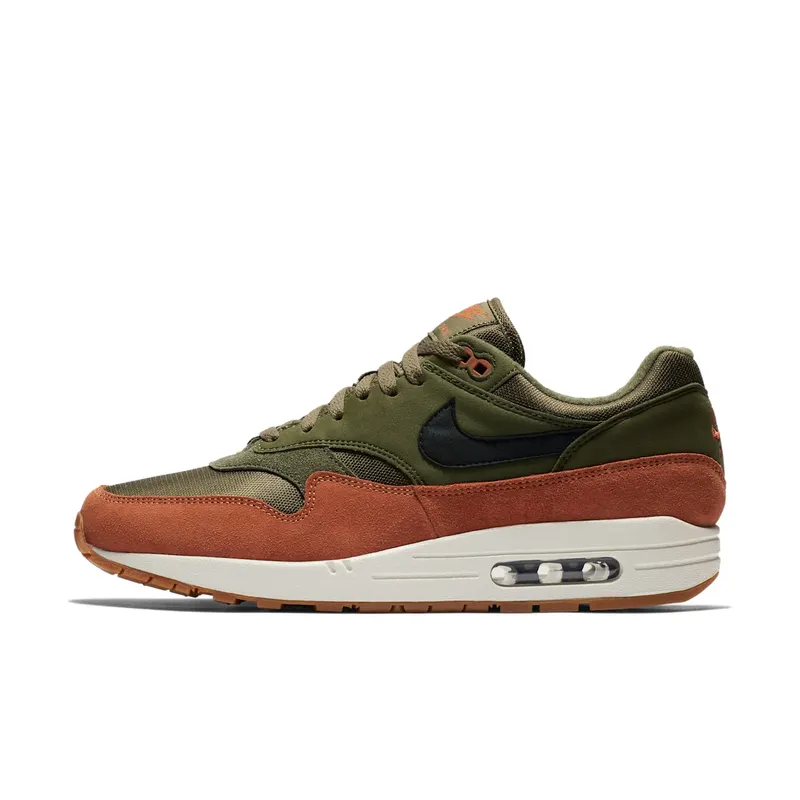 Nike Air Max 1 Olive Canvas Dark Russet Olive Canvas/Black-Dark Russet-Sail (AH8145-301)
